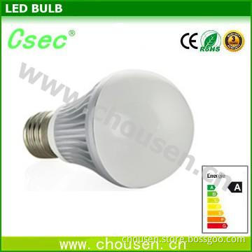 E27 Bulb, Milky PC Cover with Aluminum Die Casting Material